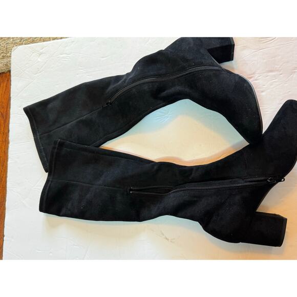 Silent D womens Dorothy Boot knee- high Stretch synthetic suede upper size6.5 - Picture 3 of 6